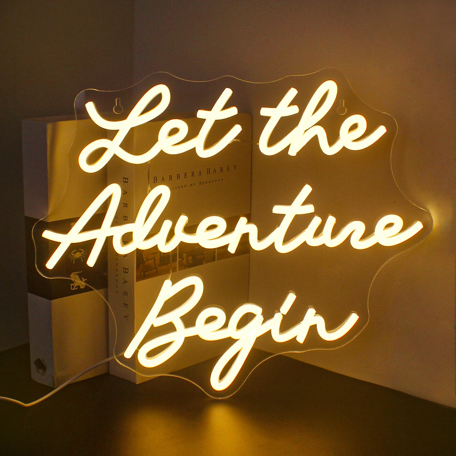 Светодиодные неоновые знаки let the adventure start