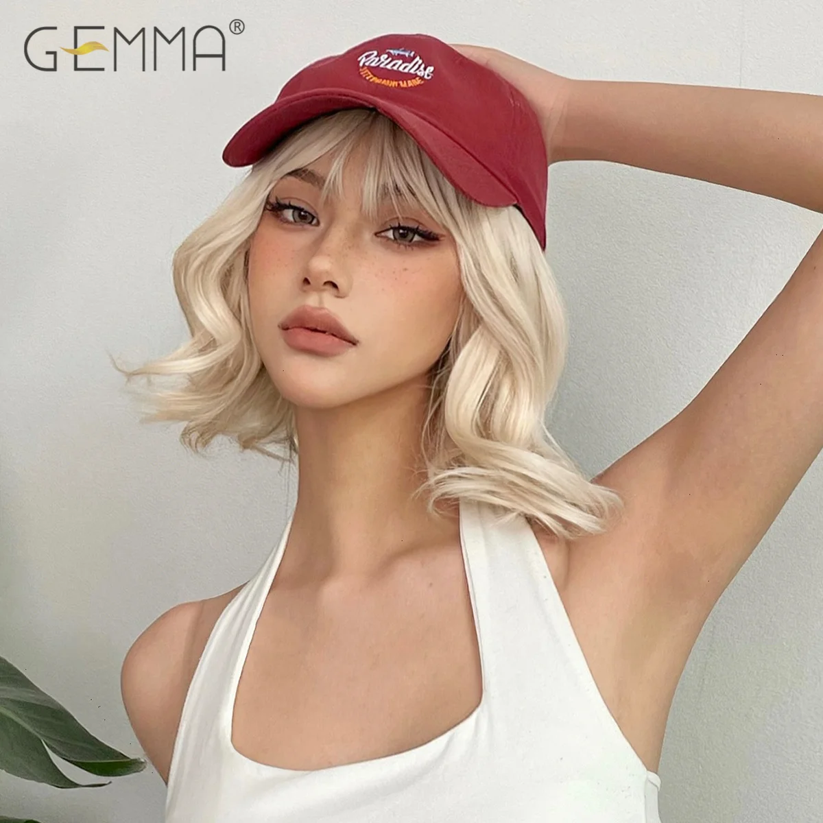 Gemma платиновый блонд короткий - Фотография_3
