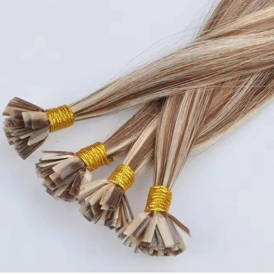 Пряди волос с плоскими кончиками и кератином - Фотография_5