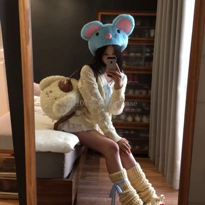 Kawaii мультяшная плюшевая сумка - Фотография_3