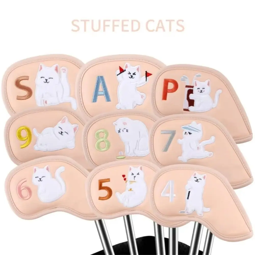 Железный чехол для головы с рисунком кошек для гольфа - Фотография_4