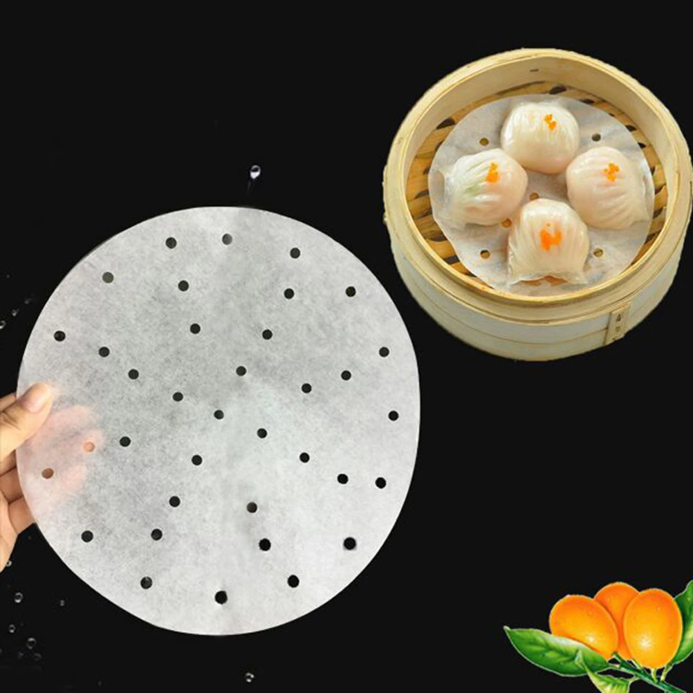 9-дюймовые круглые бумажные вкладыши для пароварки