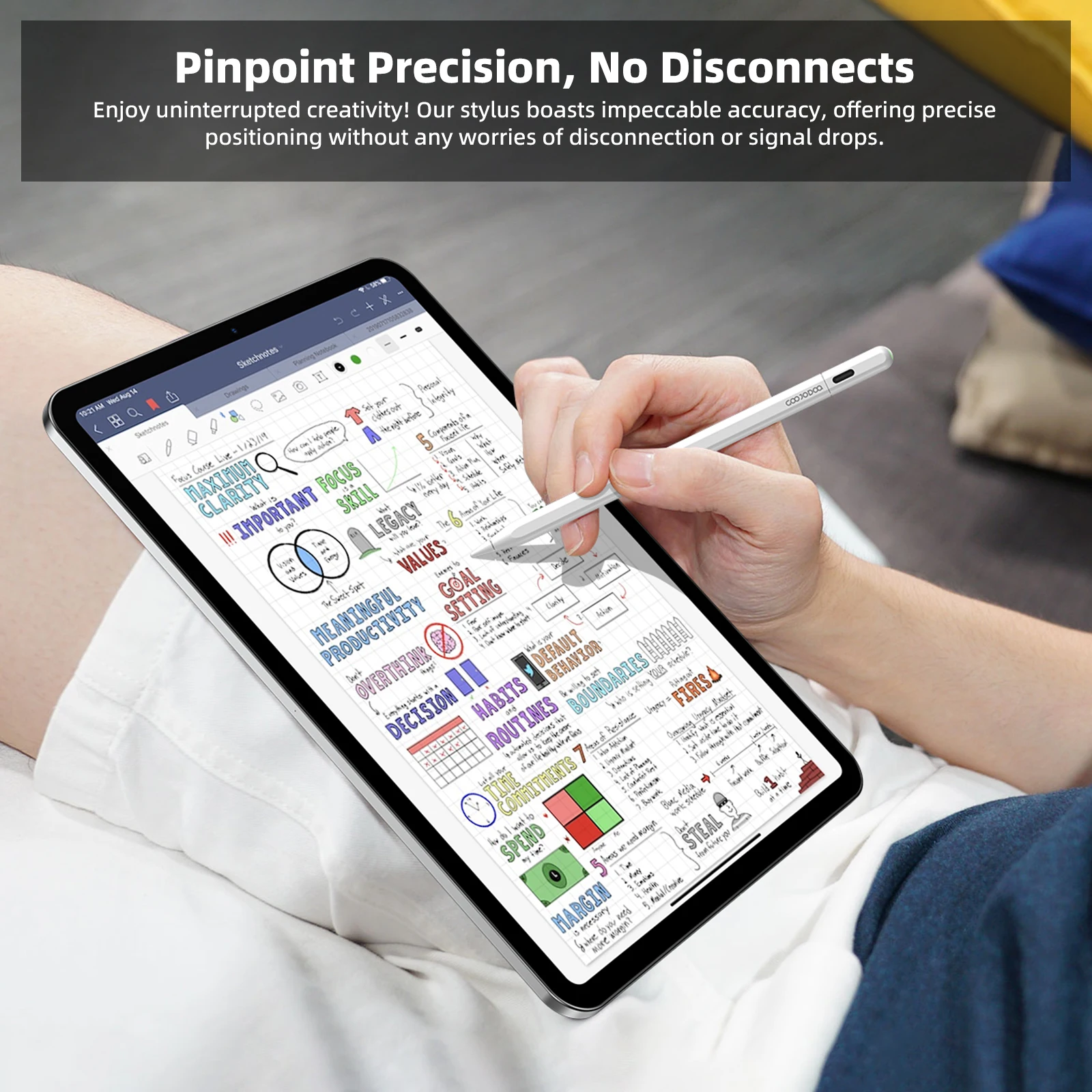 Ручка-стилус goojodoq gd14 для apple pencil с ipad - Фотография_4