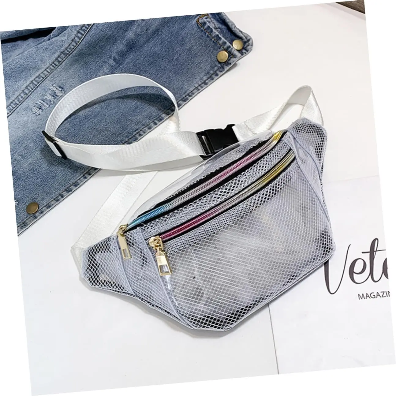 Поясная сумка из пвх для женщин - Фотография_3