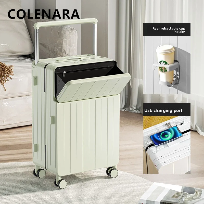 Многофункциональный чемодан colenara с зарядкой через usb - Фотография_3