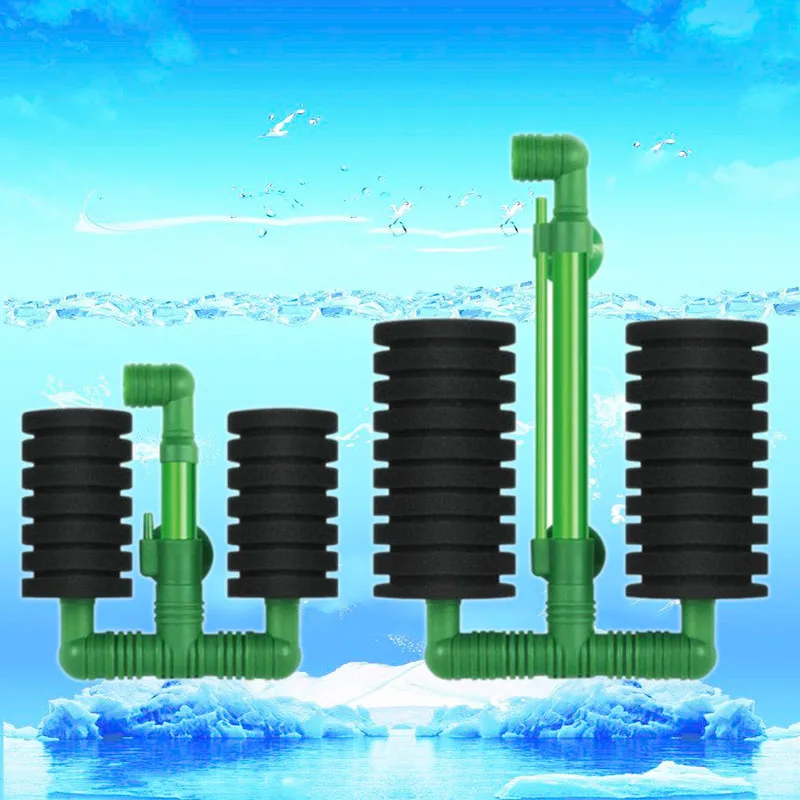 Фильтр для аквариума bio-spong fish tank air скиммер с насосом - Фотография_6