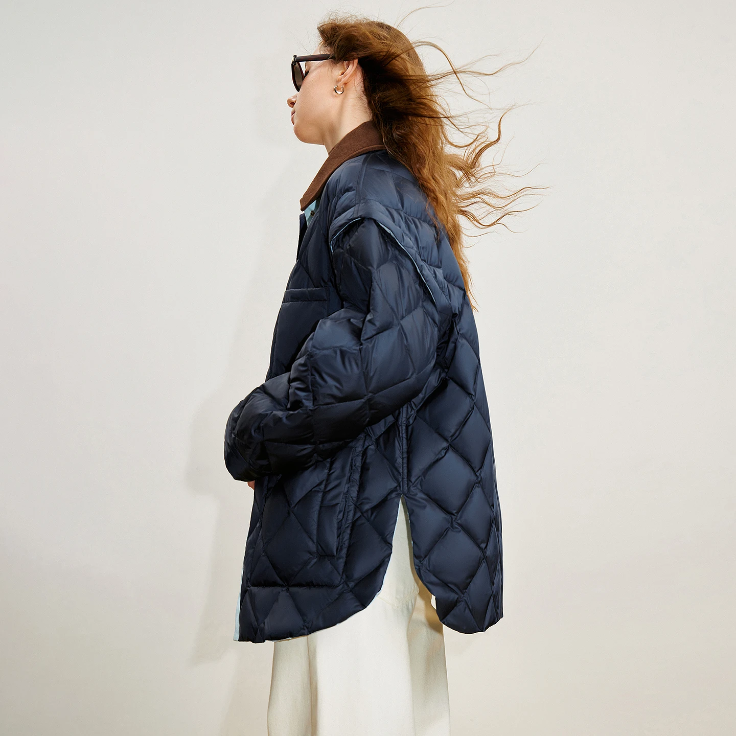 Toyouth женская куртка на 90% белом утином пуху - Фотография_4