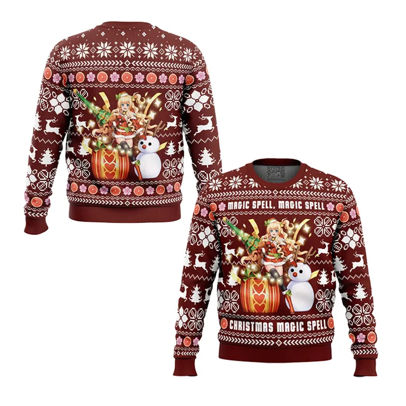 Уродливый рождественский свитер шарлотта — простой - Фотография_2