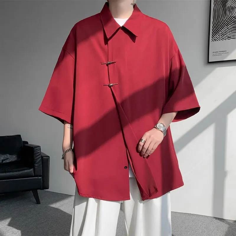 Модные китайские рубашки с пряжкой - Фотография_6