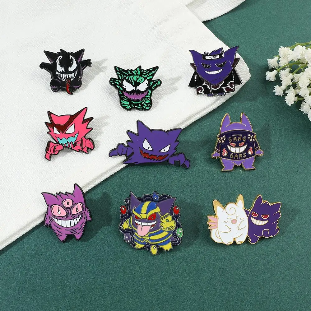 Эмалированные булавки для лацканов gengar - Фотография_5