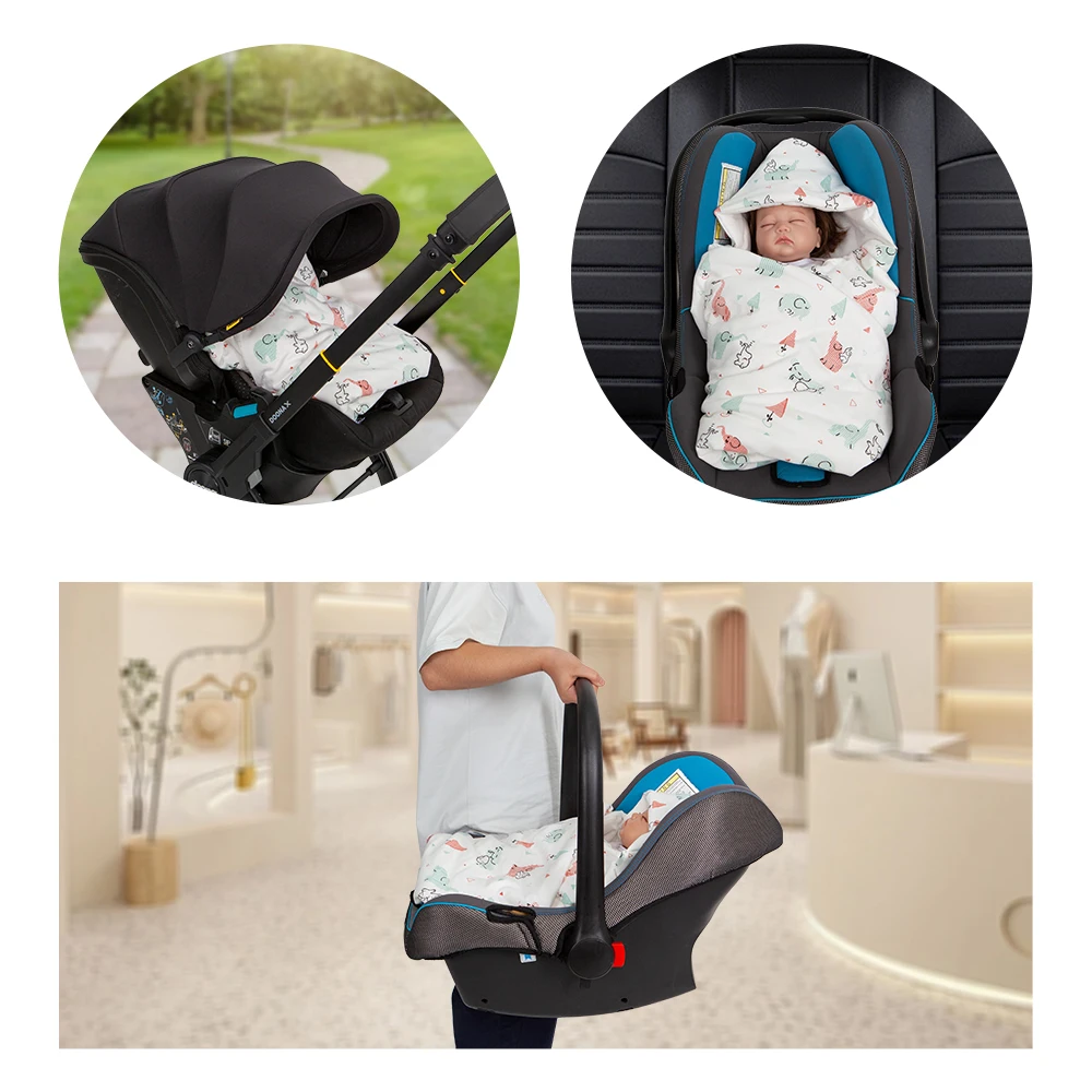 Одеяло-корзина для новорожденных 90*90 см - Фотография_6