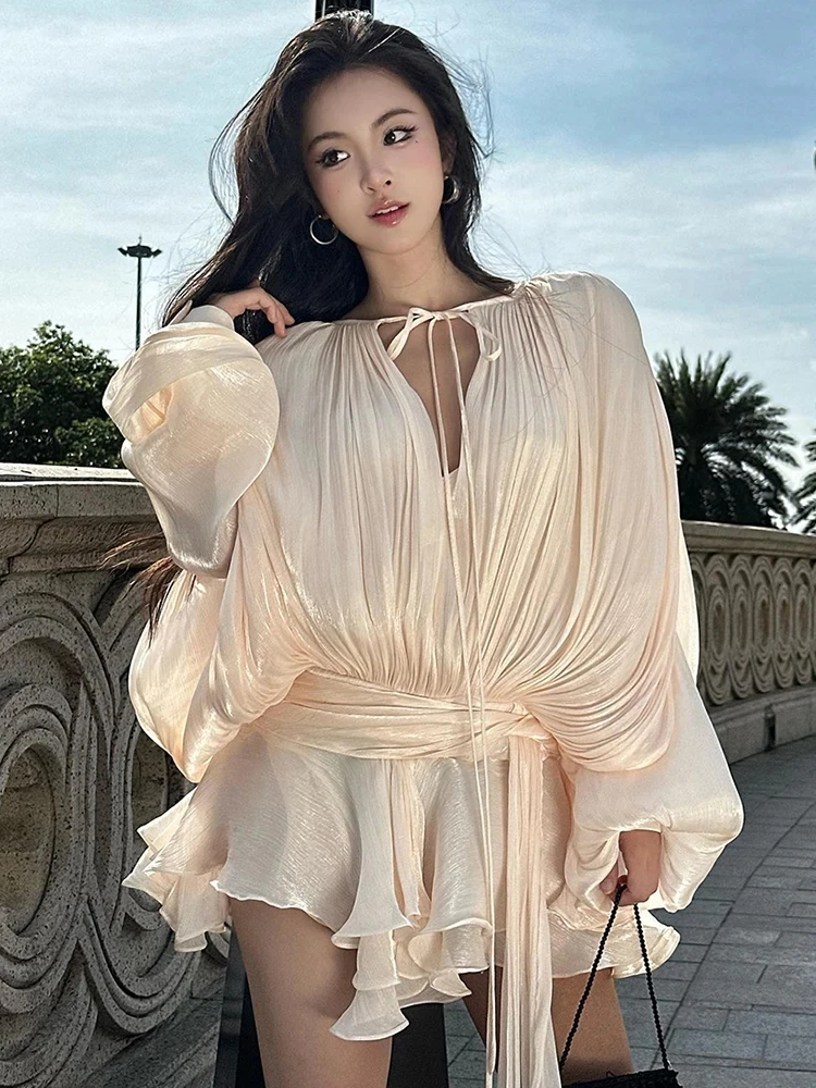 Twotwinstyle элегантное мини-платье - Фотография_6