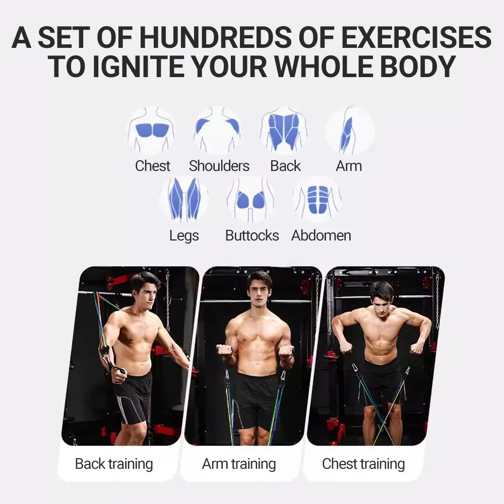 Набор эспандеров для бодибилдинга - Фотография_2