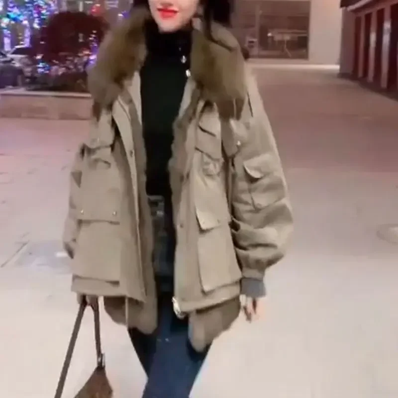 Новое женское хлопковое пальто