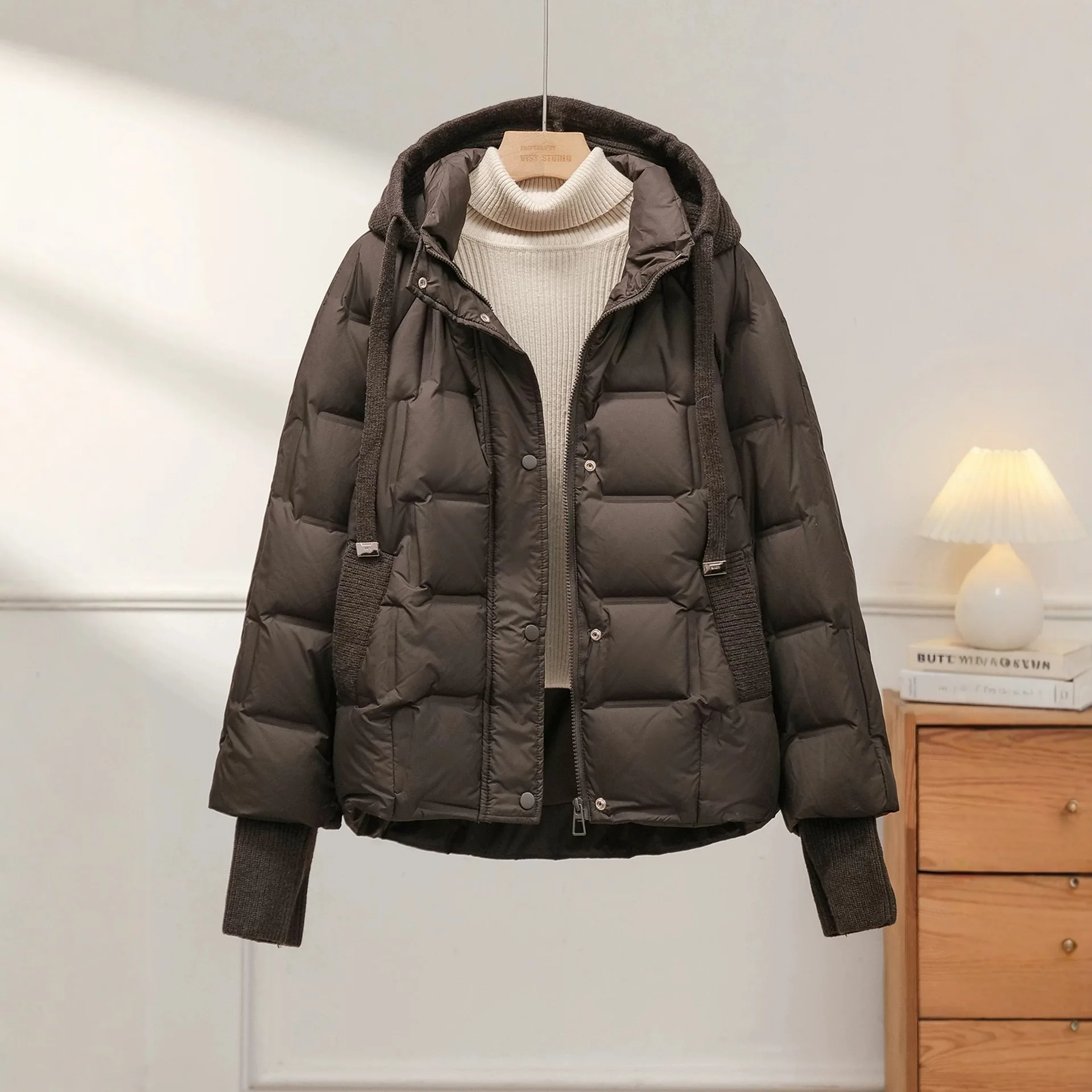 Года, осенне-зимнее женское теплое пуховое пальто - Фотография_3