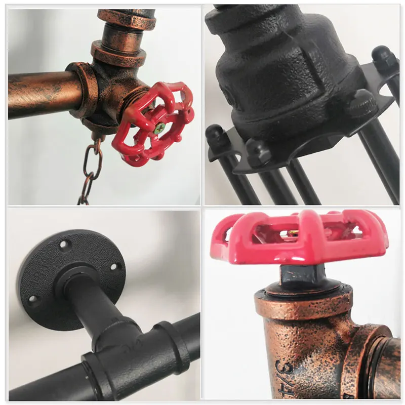 Винтажная лофт американская промышленная настенная лампа - Фотография_6