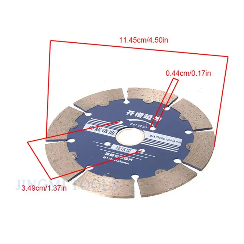 Ультратонкое сухое алмазное полотно 114x14x20 мм — идеальный тонкий диск - Фотография_3