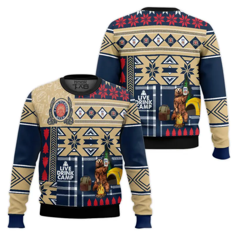 Men round neck christmas ugly sweater - Фотография_3