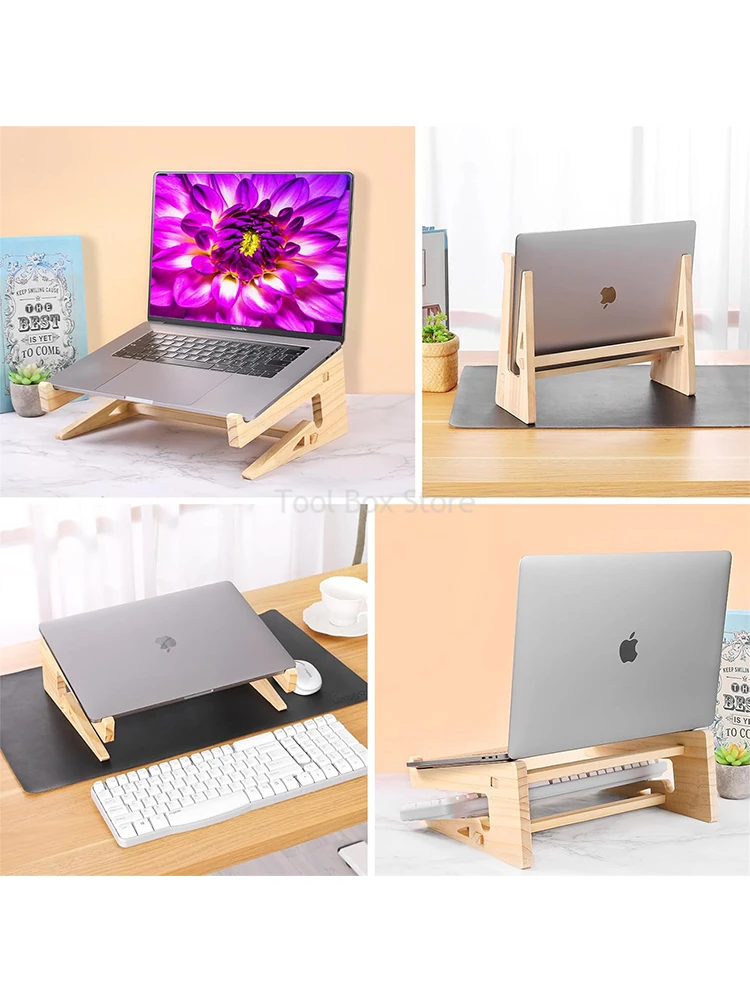 Деревянная подставка для ноутбука macbook pro - Фотография_5