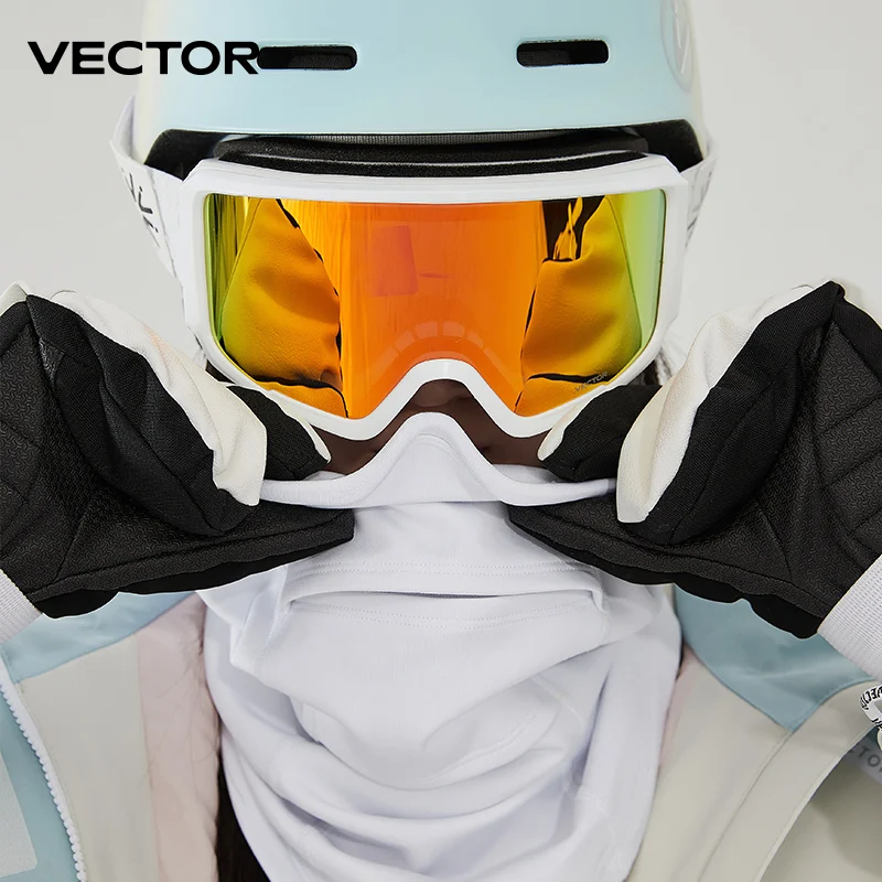 Двухслойные магнитные лыжные очки vector с защитой uv400 - Фотография_5