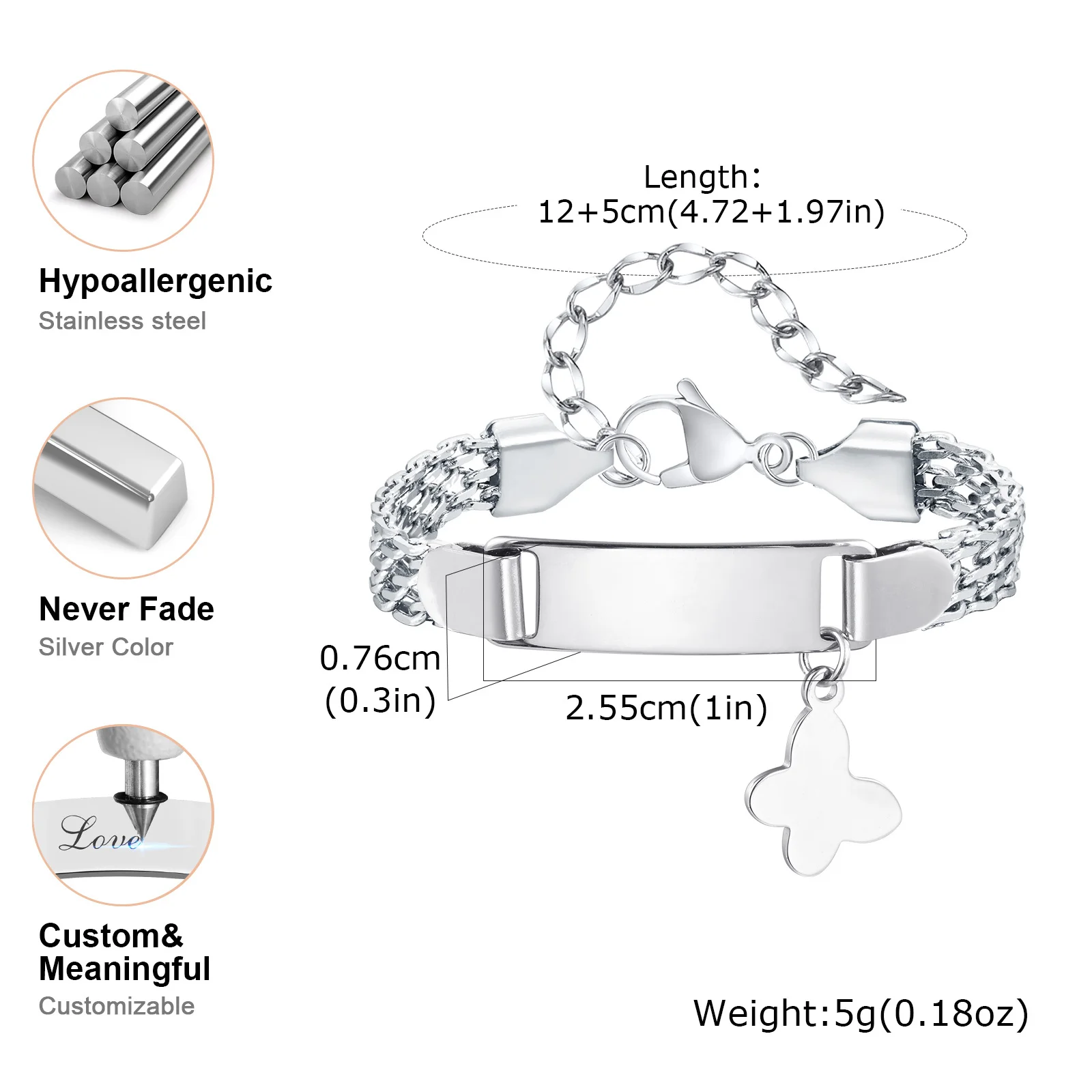 Бесплатный детский браслет vnox для мальчиков и девочек - Фотография_4
