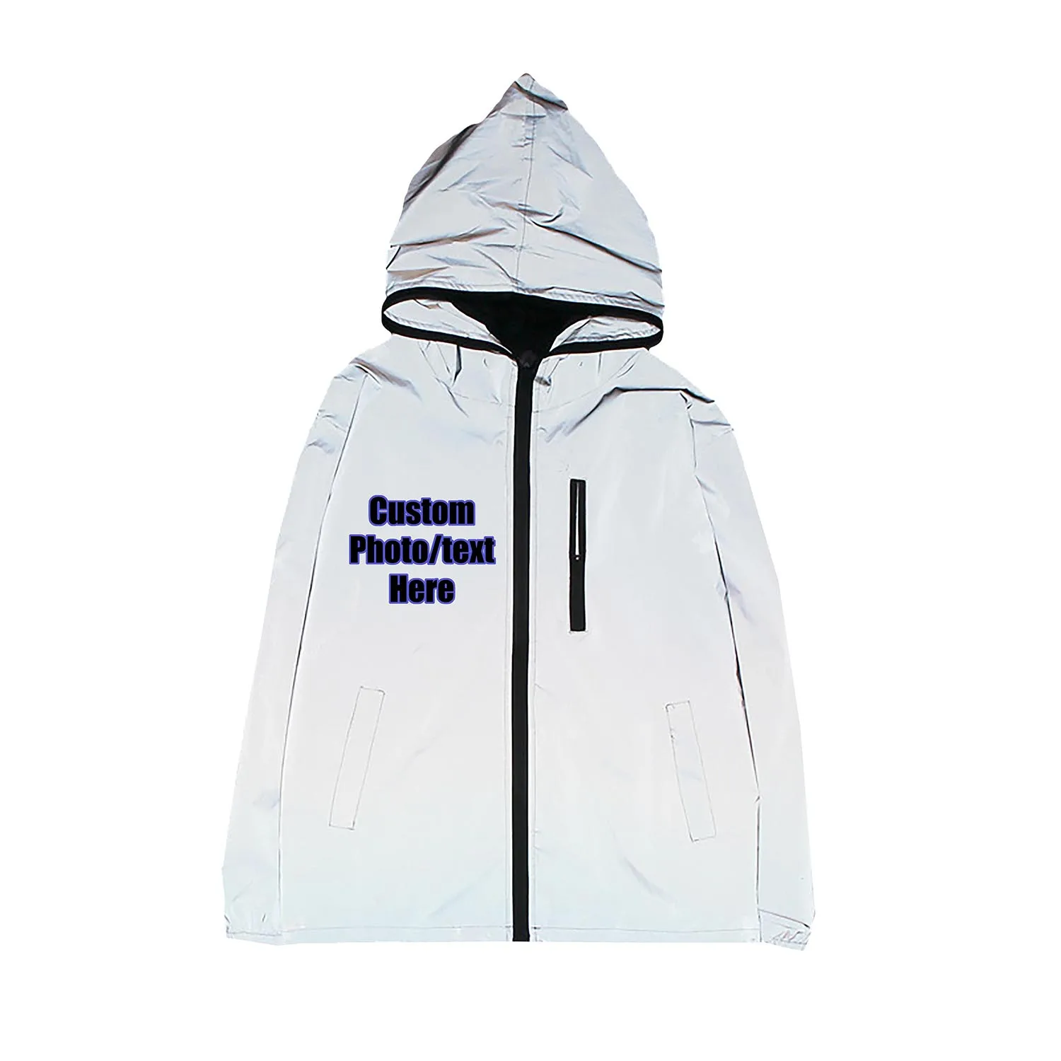 Светоотражающая куртка на заказ для мужчин и женщин - Фотография_3