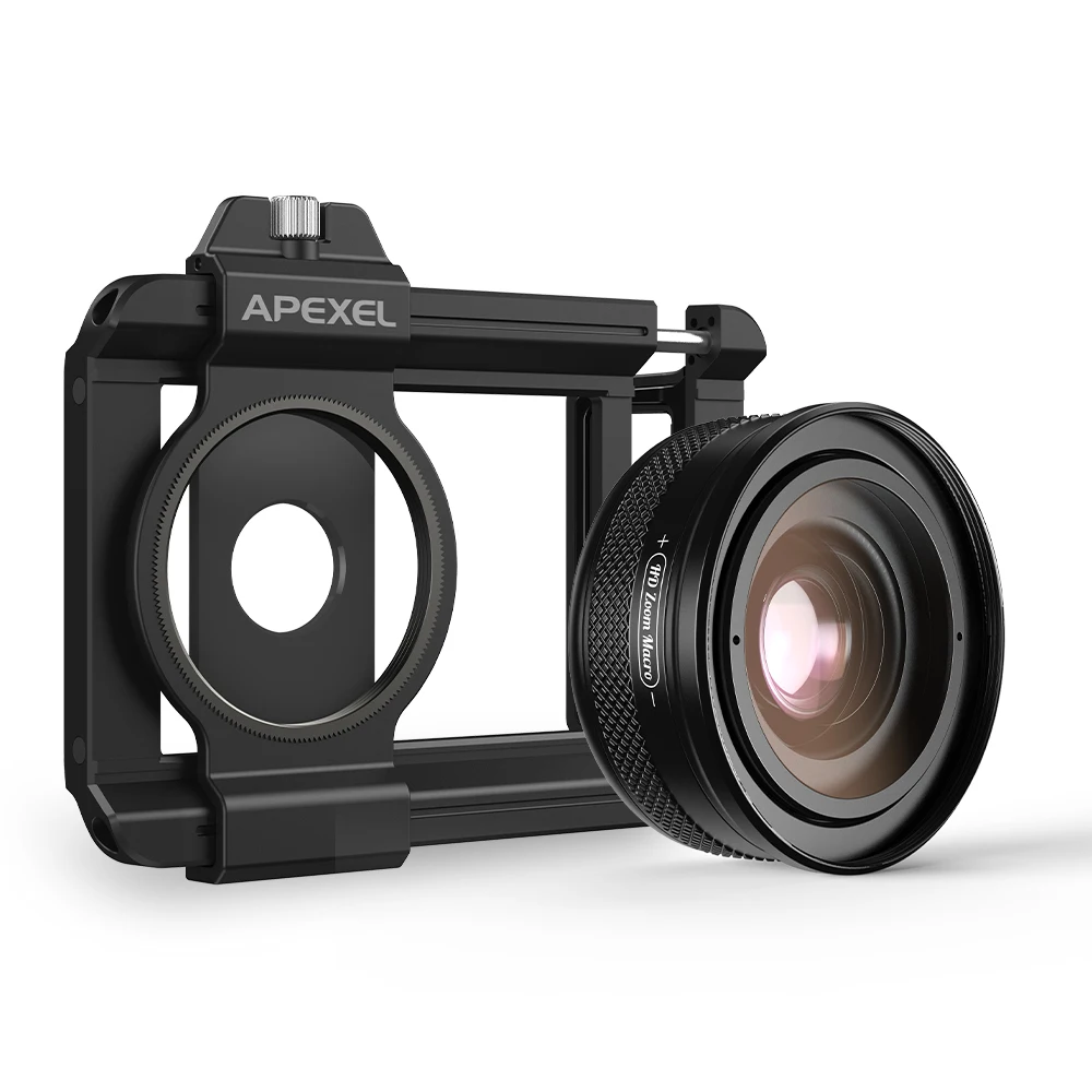 Макрообъектив apexel 10-20x zoom hd