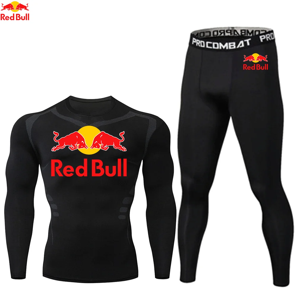 Мужские компрессионные рубашки red bull - Фотография_6
