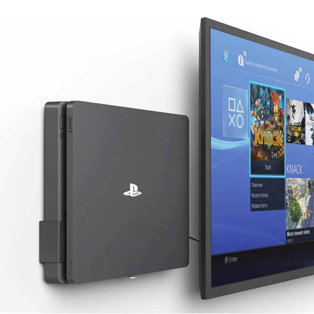 Настенное крепление monzlteck для ps4 slim