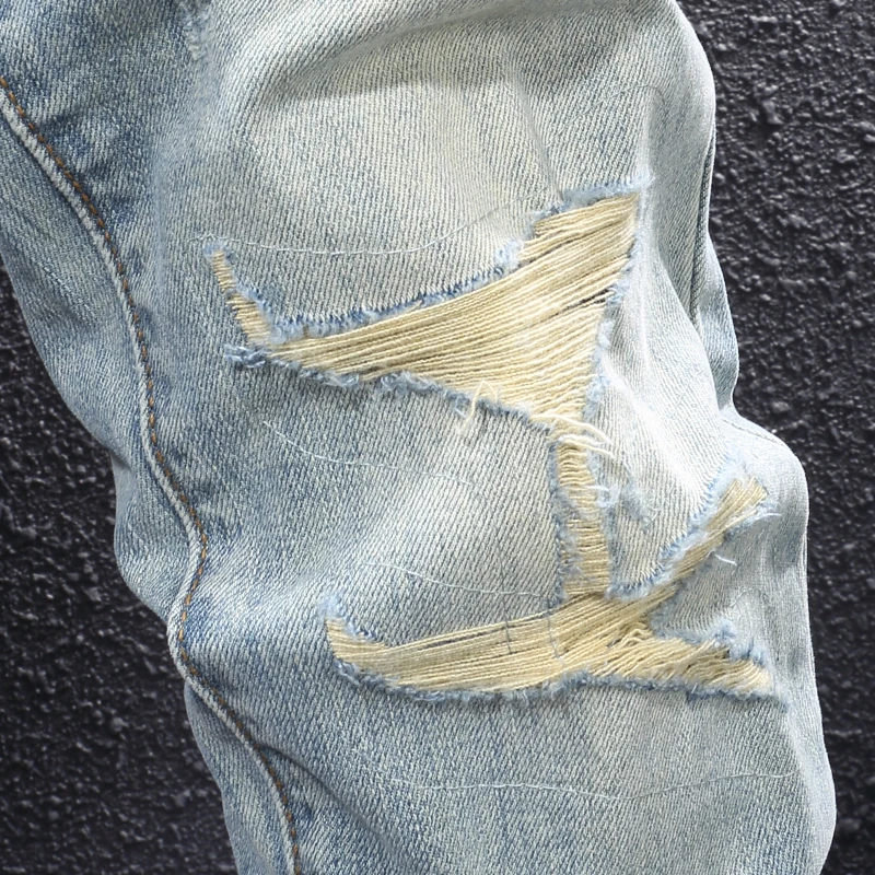 Итальянские модные новые джинсы с вышивкой - Фотография_6