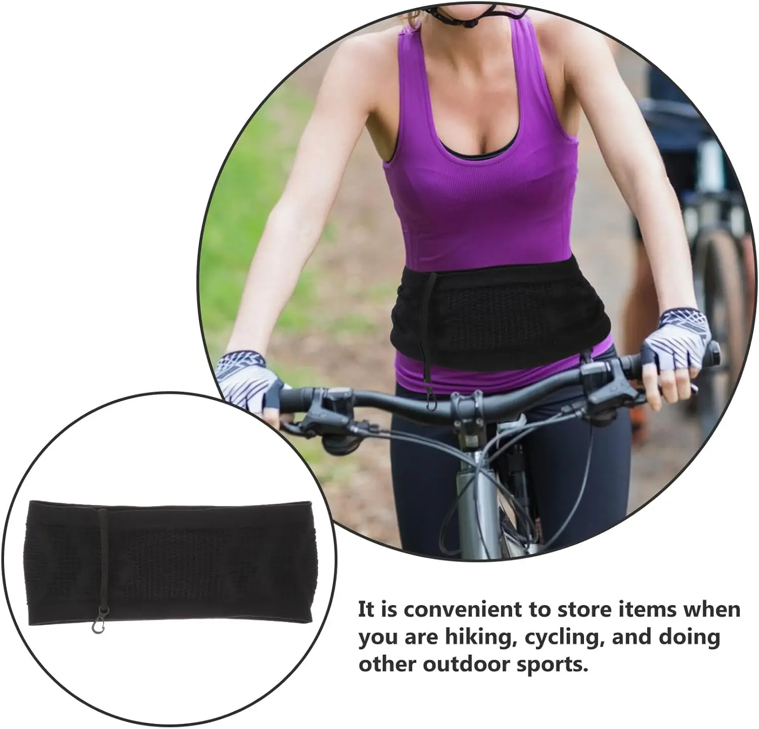 Dechous дышащая поясная сумка для бега для мужчин - Фотография_3