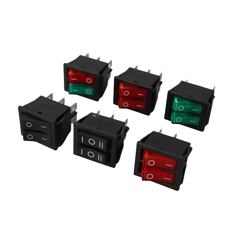 Kcd8 6pin 16a 250 в 20a 125 в двойной - Фотография_2