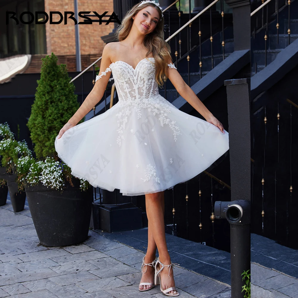 Roddrsya короткое свадебное платье