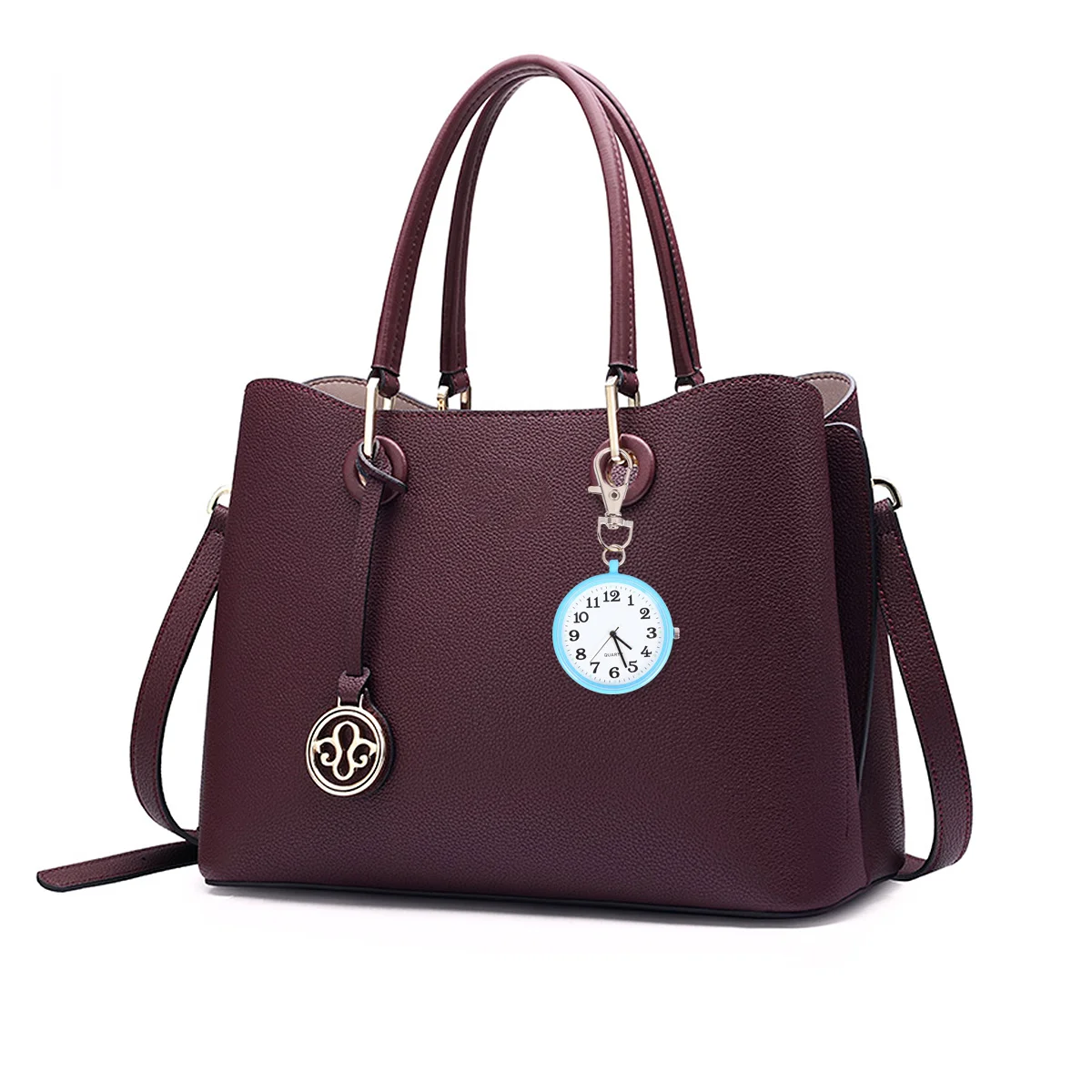 Ожерелье для карманных часов небесно-голубое - Фотография_6