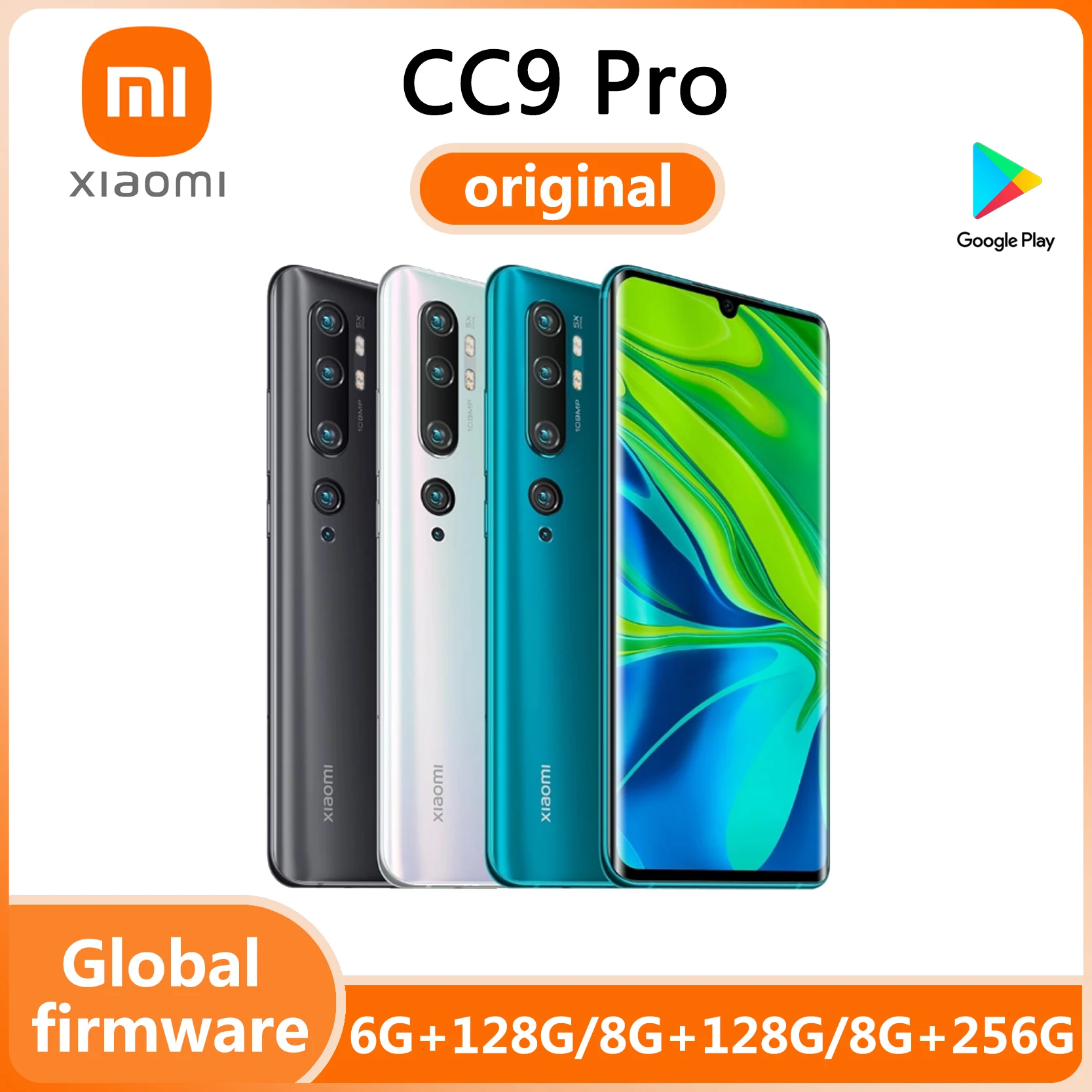 Мобильный телефон xiaomi mi note 10 4g cc9 pro snapdragon 730g