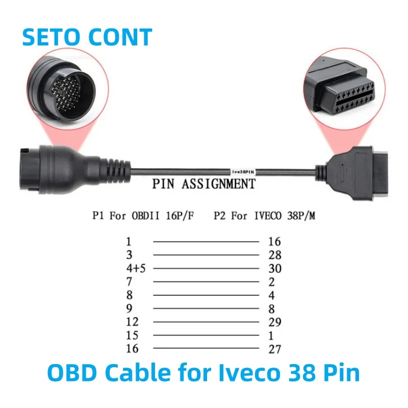 Obd-кабель для iveco 30-контактный - Фотография_6