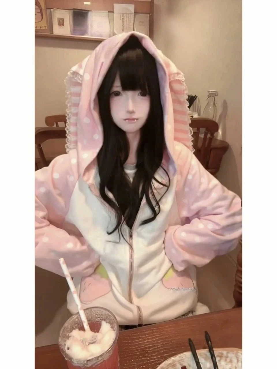 Американская винтажная японская куртка с капюшоном - Фотография_2