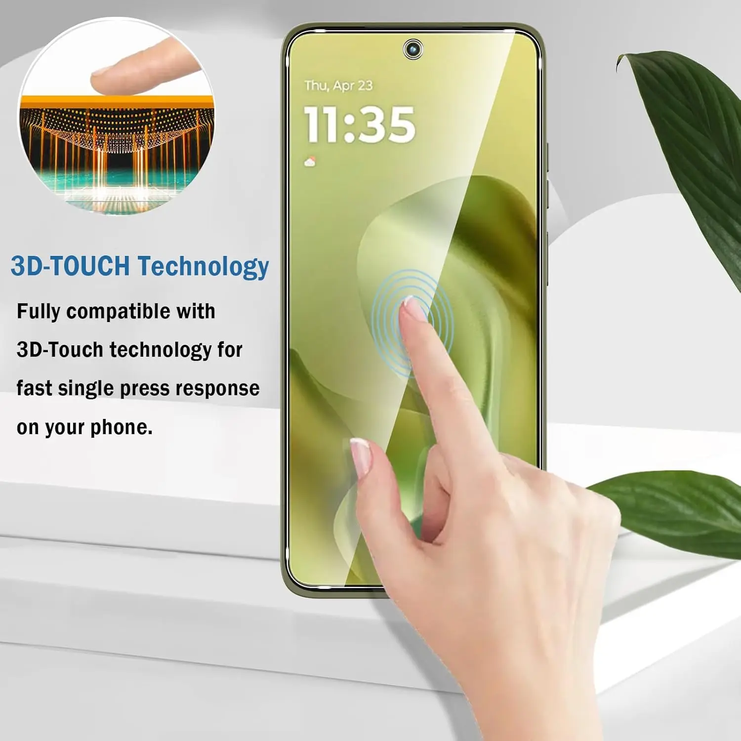 Для motorola g86 защитная пленка из закаленного стекла - Фотография_4