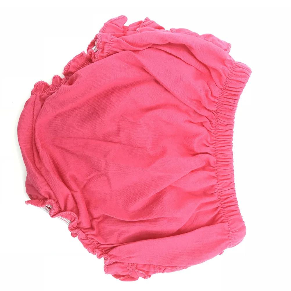 Трусики с хлопковой отделкой и рюшами для маленьких девочек - Фотография_2