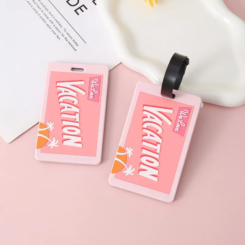 Силиконовая буквенная милая багажная бирка - Фотография_6