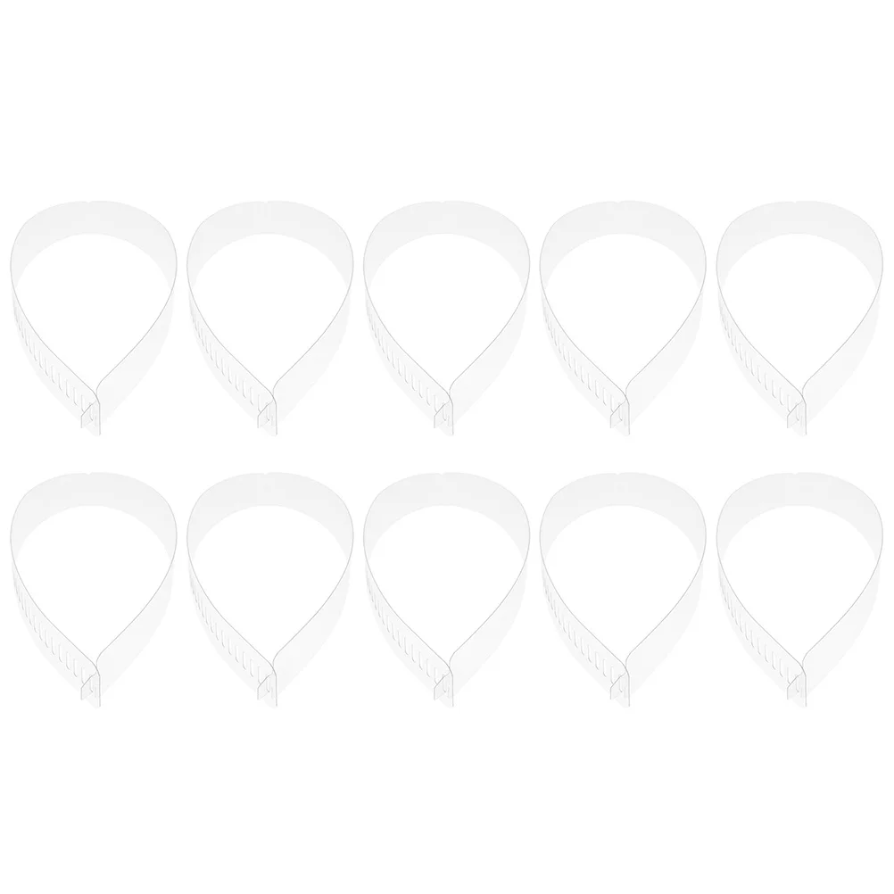 Прочные пластиковые фиксирующие полоски для воротника рубашки