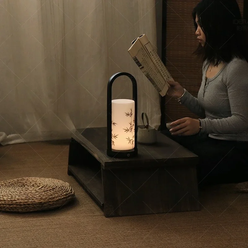 Новая китайская настольная лампа для спальни - Фотография_4