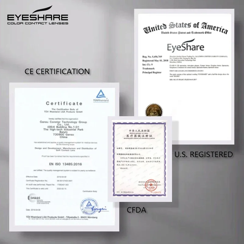 Eyeshare 1 пара новых цветных контактных линз для глаз - Фотография_6
