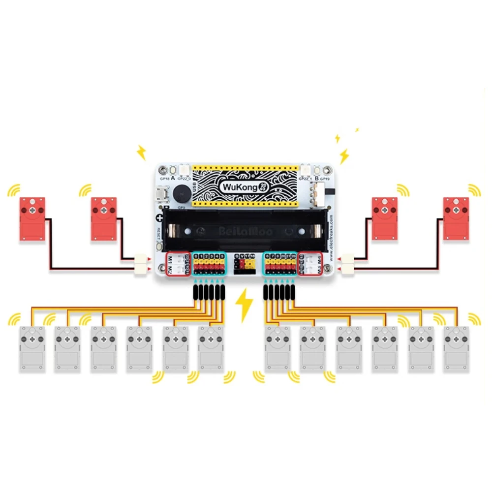 Комплект microbit wukong2040 inventor's - Фотография_5