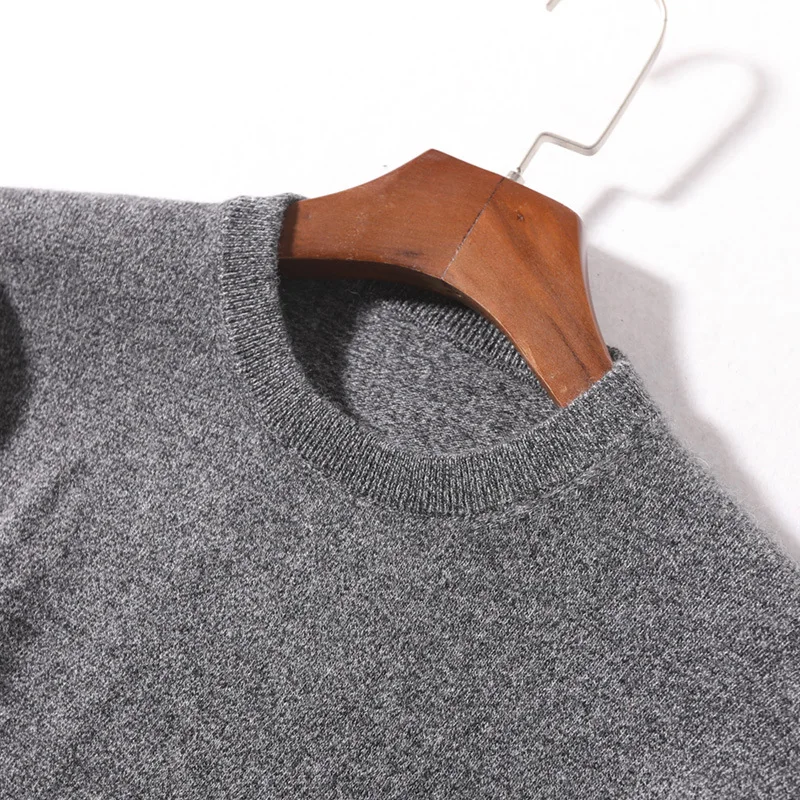 Мужской кашемировый свитер из 100% чистой шерсти - Фотография_5