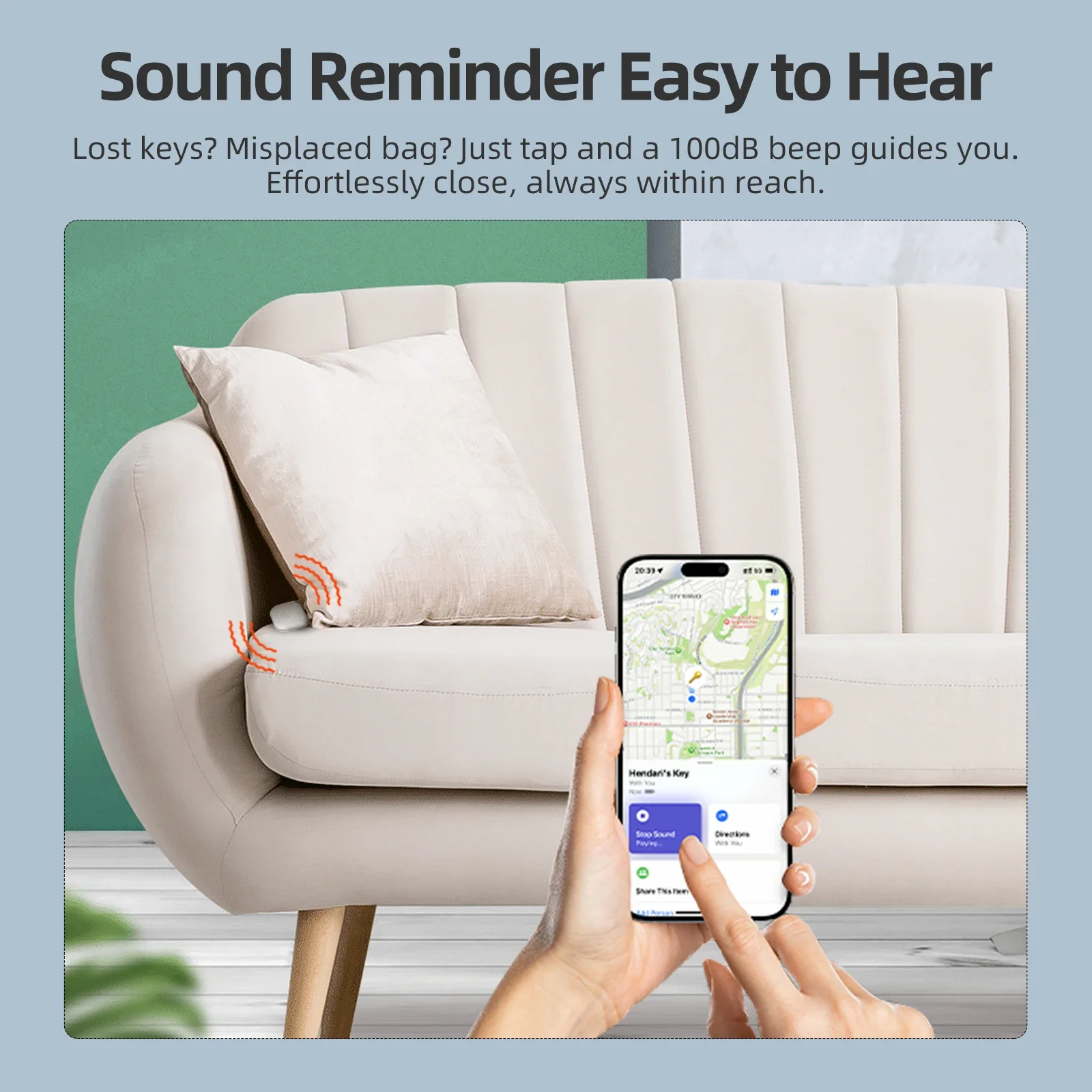 Умный мини-трекер для apple find my app airtag - Фотография_5