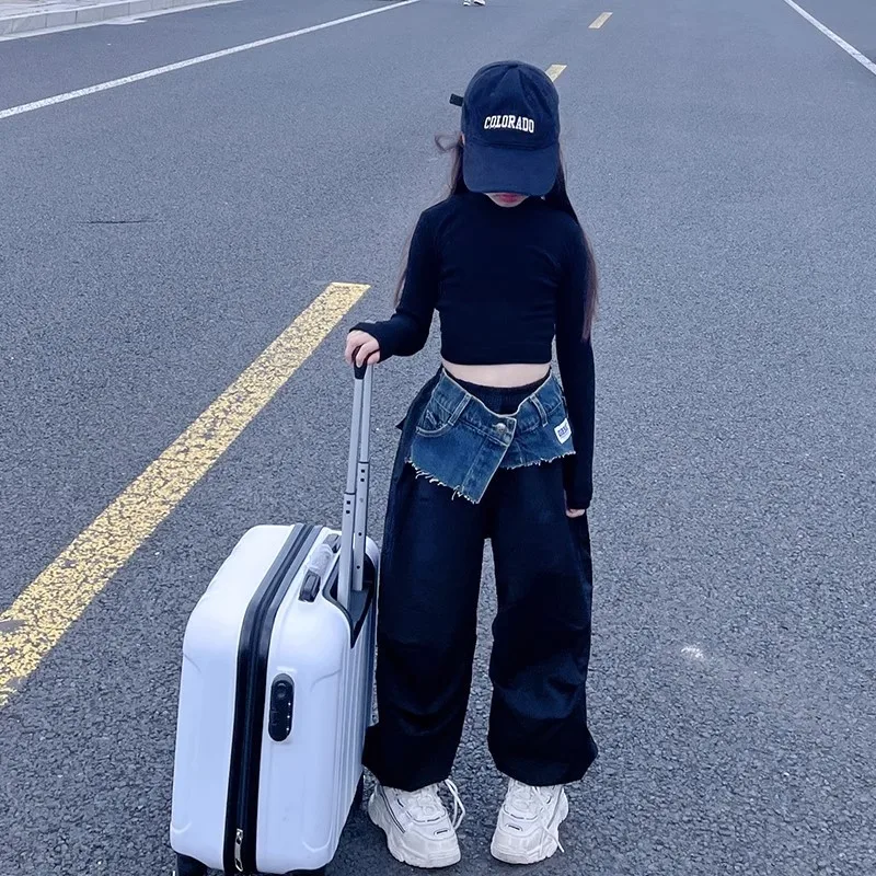 Брюки для девочек в уличном стиле - Фотография_4