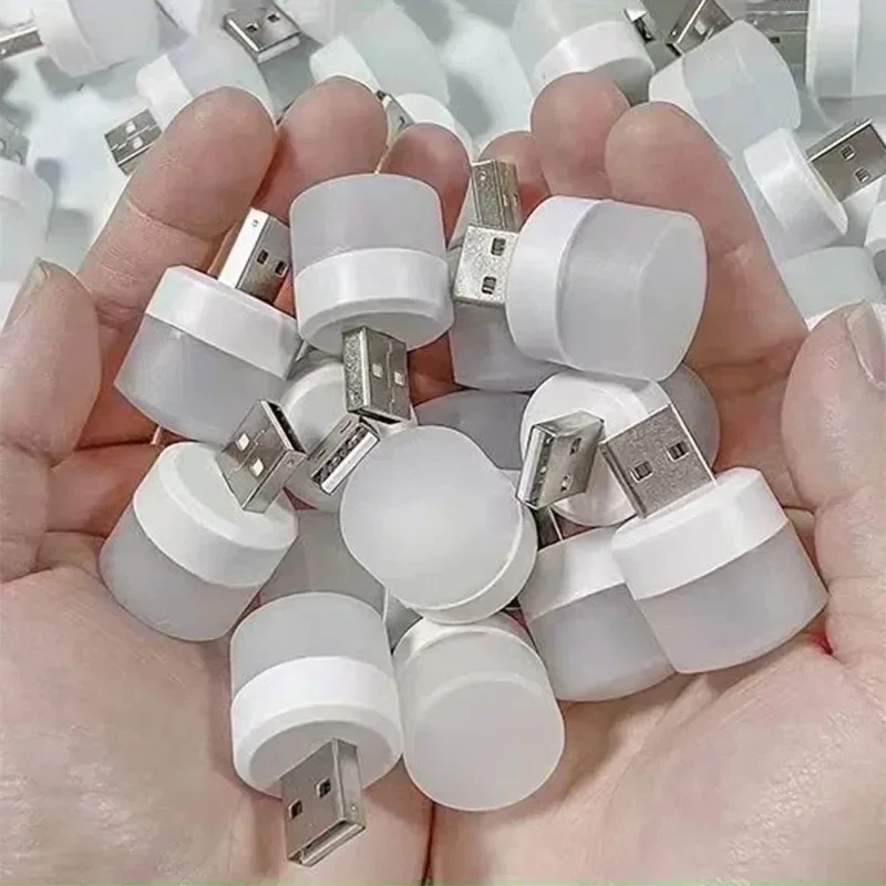 Мини-usb-ночник, теплый белый цвет,