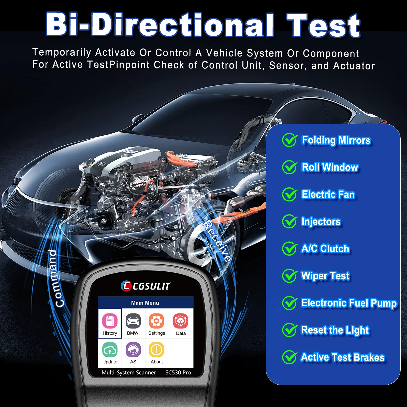 Cgsulit sc530 pro obd2 автоматический - Фотография_4