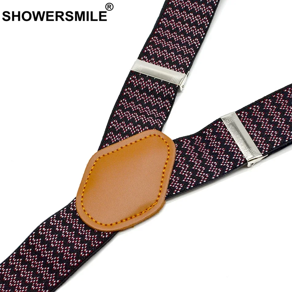 Showersmile мужские подтяжки эластичный пояс для брюк 3 - Фотография_4